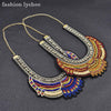 Trendy African Resin Tribal  Necklace