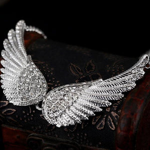 Stunning Angel Wing Rhinestone Pendant