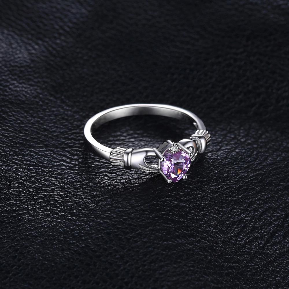 The Irish Claddagh Amethyst Ring