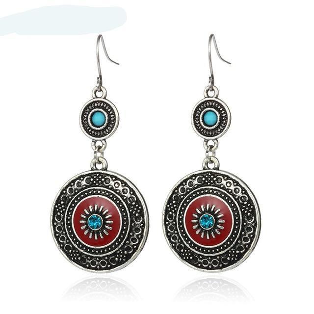 Vintage Tribal Bohemian Earrings