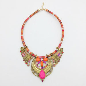 Boho Butterfly Tribal Chocker Necklace