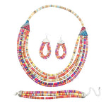 Ethnic  Multicolor  Choker Set