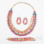 Ethnic  Multicolor  Choker Set