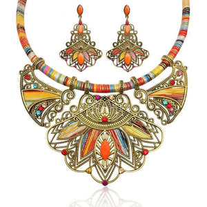 Summer Boho Tribal Necklace