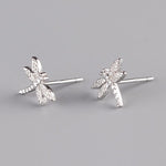 925 Sterling Silver  Dragonfly Earrings