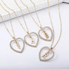 Letter  Heart Necklaces