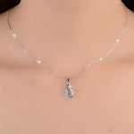 Moonlight Opal Silver Tears Necklace