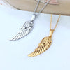 Rose Angel Wing Necklace