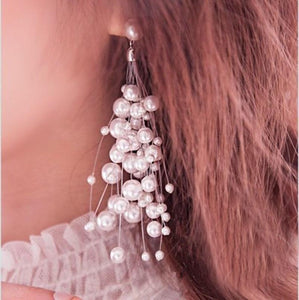 Multi Layer  Freshwater Pearl Earring