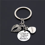 A Piece Of My Heart Is In Heaven Memorial Key Ring