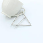 Trending  Triangle Circle Moon Hair Clips Metal Circle Hair