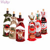 Santa Claus Wine Bottle Cover Christmas Bottle Decorations