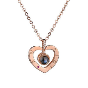 I love you Projection Necklace