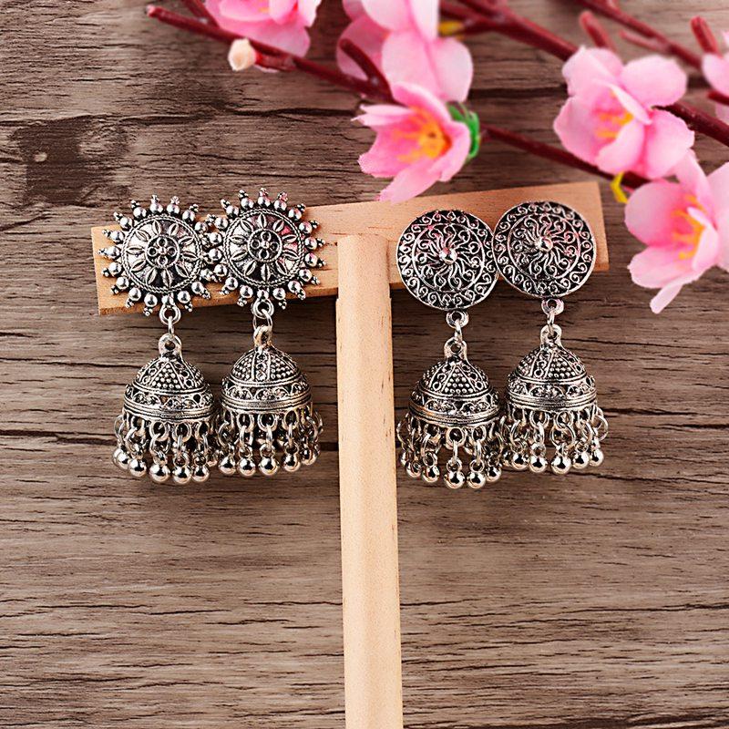 Indian  Gypsy Boho Vintage Earrings