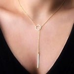 Shiny Multilayer Crystal Shell Moon Necklaces