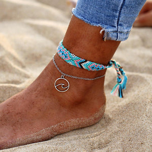 Colorful Bohemian Beach Anklet