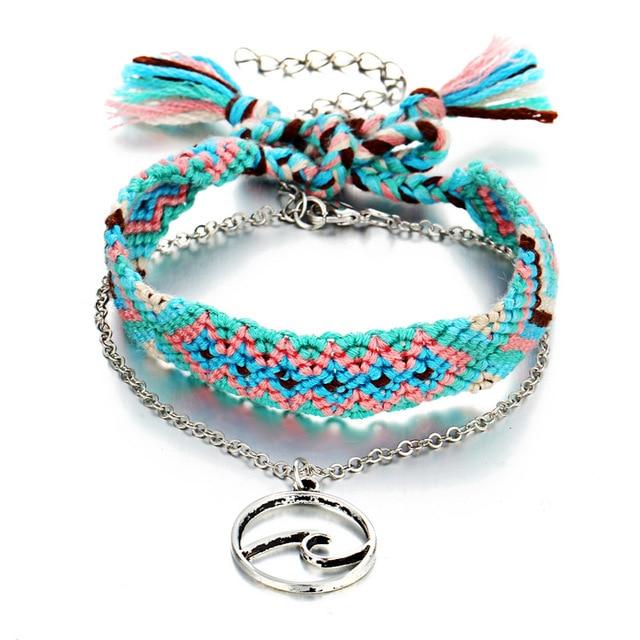 Colorful Bohemian Beach Anklet