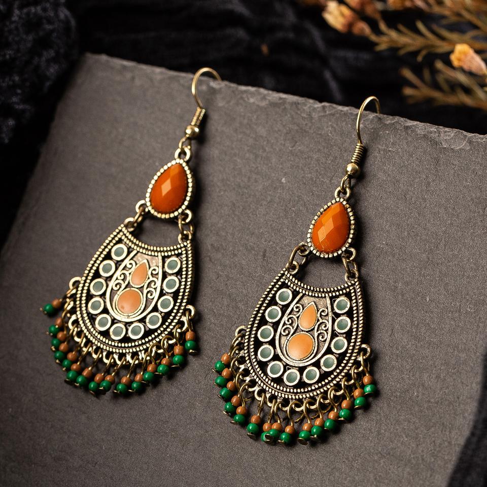 Vintage Ethnic Dangle Boho Drop Earrings