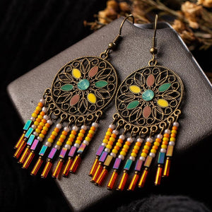 Vintage Ethnic Dangle Boho Drop Earrings