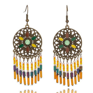 Vintage Ethnic Dangle Boho Drop Earrings