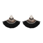 Big Boho Drop Earrings Long Fringe Earrings