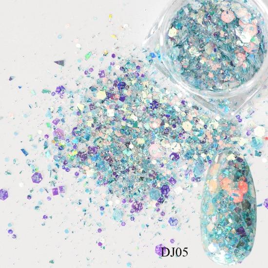 Amazing Nail Mermaid Glitter Flakes