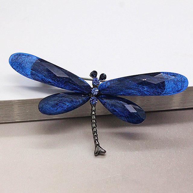 Multicolor Dragonfly Brooch