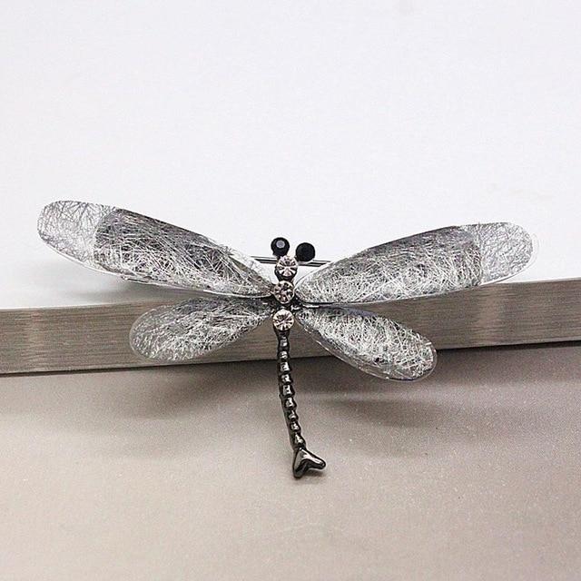 Multicolor Dragonfly Brooch