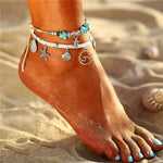 Bohemian Tropical Beach Anklet