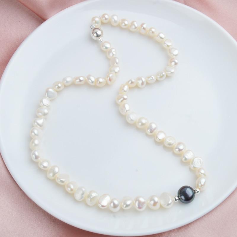 Real White Freshwater Pearl Necklace