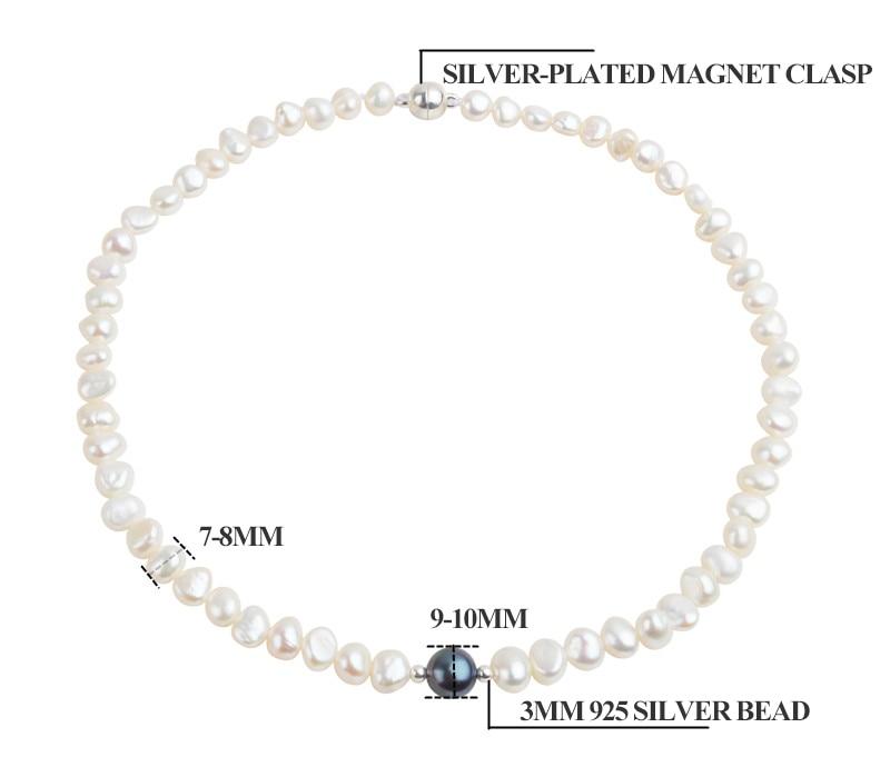 Real White Freshwater Pearl Necklace