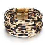 Leopard Leather Bracelet