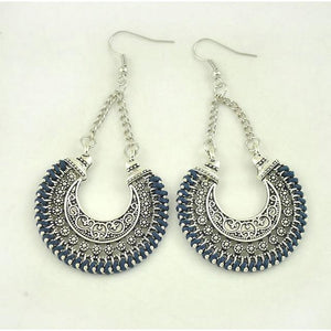 Vintage Silver Bohemian Earrings