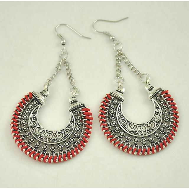 Vintage Silver Bohemian Earrings