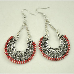 Vintage Silver Bohemian Earrings