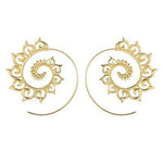 The Bohemian Golden Wave Earring