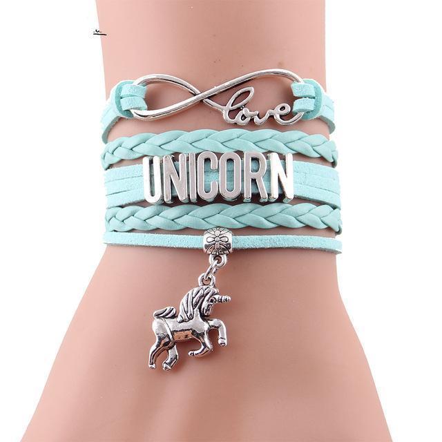 Unicorn Charm Bracelet - Animal Lover Bracelet