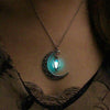 Crescent Moon Glow Necklace